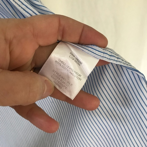 Equipment Pinstripe Blouse - Picture 8 of 8